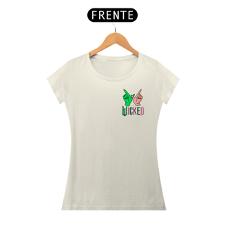 Nome do produtoCamiseta Feminina (Algodão Peruano) - Wicked W Hands (Lateral)
