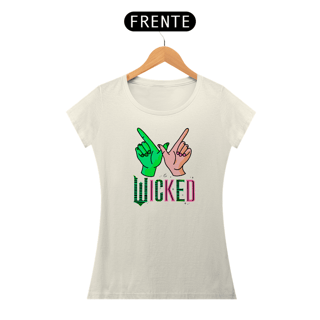 Nome do produtoCamiseta Feminina (Algodão Peruano) - Wicked W Hands 