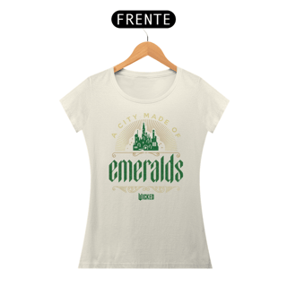 Nome do produtoCamiseta Feminina (Algodão Peruano) - A City Made Of Emeralds