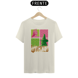 Nome do produtoCamiseta (Algodão Peruano) - Wicked (Elphaba and Glinda)