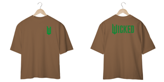 Nome do produtoCamiseta Oversized - Wicked Logo Lateral (Frente e Costas)