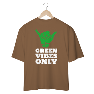 Nome do produtoCamiseta Oversized - Green Vibes Only