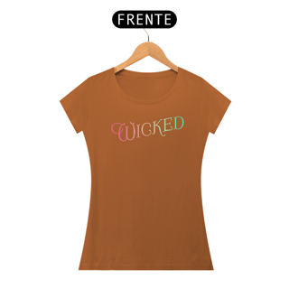 Nome do produtoCamiseta Feminina (Algodão Peruano) - Wicked Movie