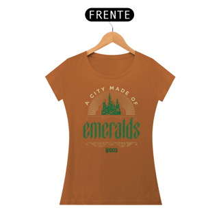 Nome do produtoCamiseta Feminina (Algodão Peruano) - A City Made Of Emeralds
