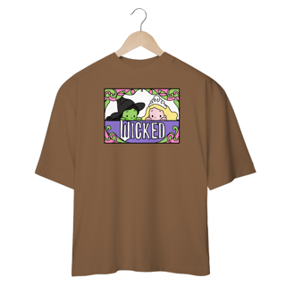 Nome do produtoCamisa Oversized - Elphaba & Glinda Peaking
