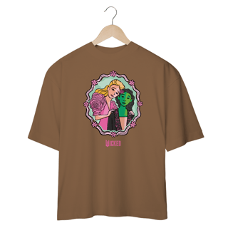 Nome do produtoCamiseta Oversized - Green Goes Well With Pink