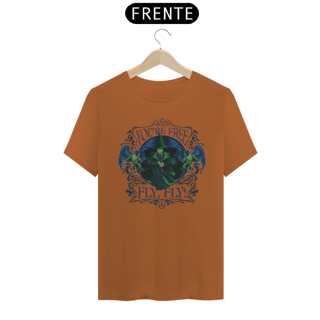Nome do produtoCamiseta (Algodão Peruano) - You're Free! Fly, Fly!