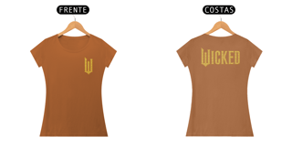 Nome do produtoCamiseta Feminina (Algodão Peruano) - Wicked Yellow Bricks