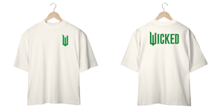 Nome do produtoCamiseta Oversized - Wicked Logo Lateral (Frente e Costas)