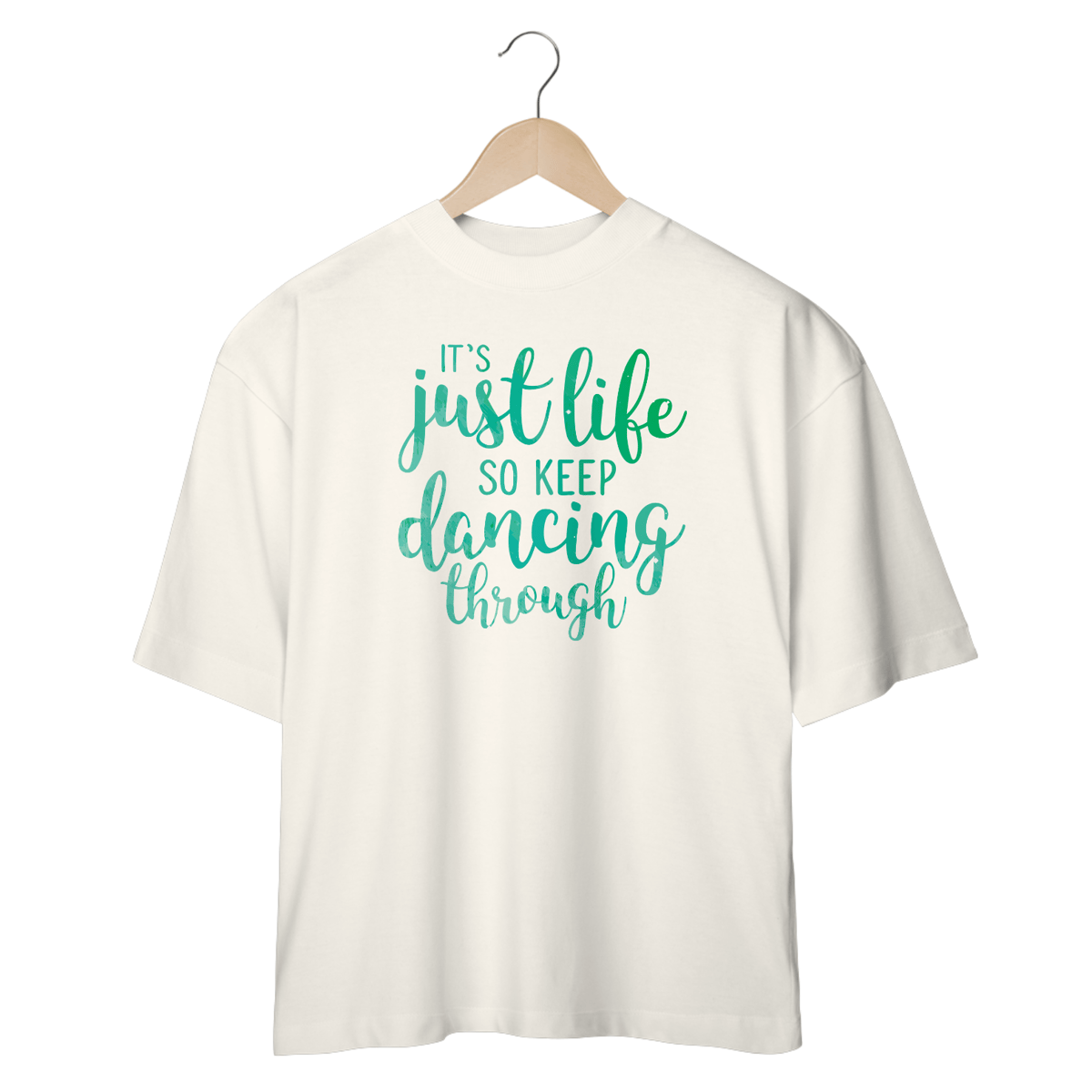 Nome do produto: Camisa Oversized - So Keep Dancing Through