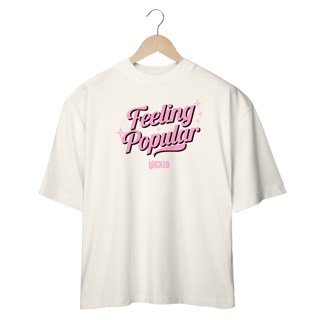 Nome do produtoCamiseta Oversized - Wicked: Feeling Popular