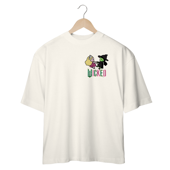 Camisa Oversized - Wicked Chibi (Lateral)