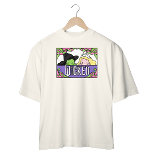Nome do produtoCamisa Oversized - Elphaba & Glinda Peaking