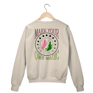 Nome do produtoMoletom Fechado - Make Your Own Magic (Costas)