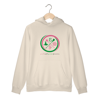 Nome do produtoMoletom Canguru - Pink And Green Forever