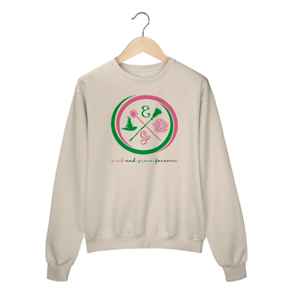 Nome do produtoMoletom Fechado - Pink And Green Forever