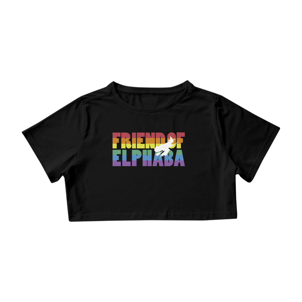 Nome do produto: Camiseta Cropped - Friend Of Elphaba