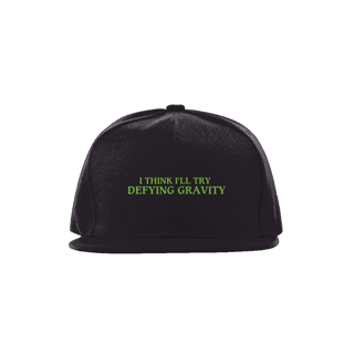 Nome do produtoBoné - I Think I'll Try Defying Gravity