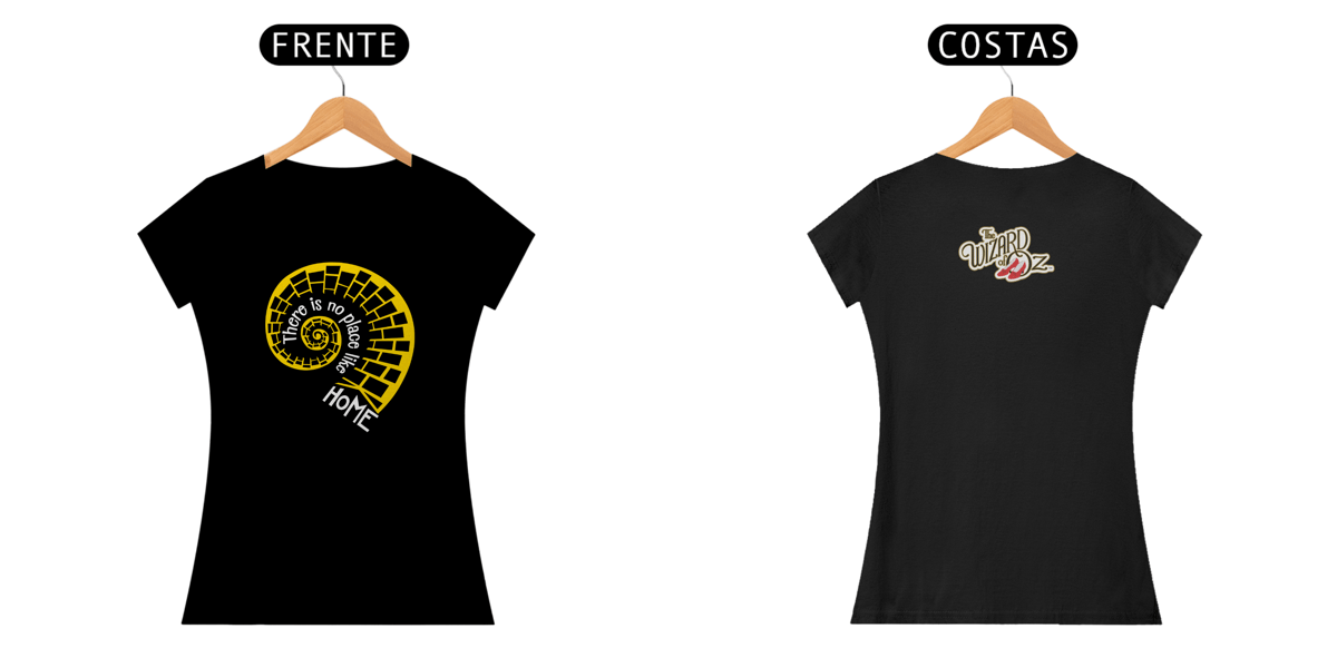Nome do produto: Camiseta - No Place Like Home (Frente e Costas)