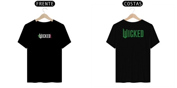 Camiseta - Wicked Movie (Frente e costas)