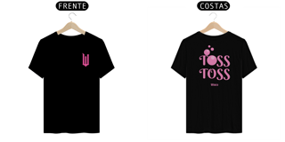 Nome do produtoCamiseta - Wicked Logo Lateral Pink / Toss Toss (Frente e Costas)