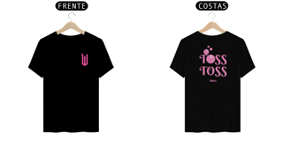 Nome do produtoCamiseta (Algodão Peruano) - Wicked Logo Lateral Pink / Toss Toss (Frente e Costas)