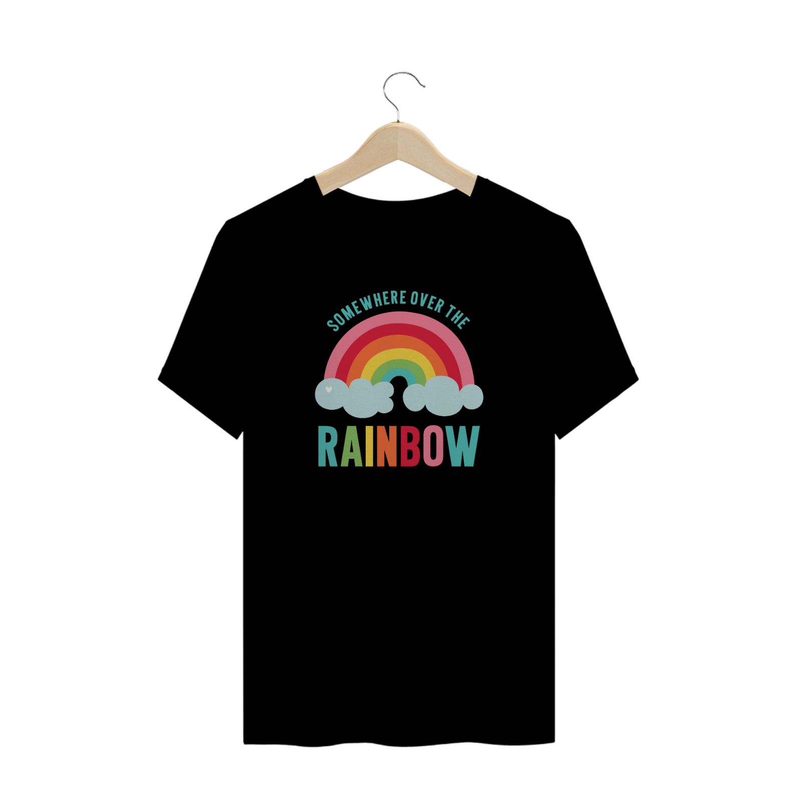 Camiseta Plus Size - Over The Rainbow