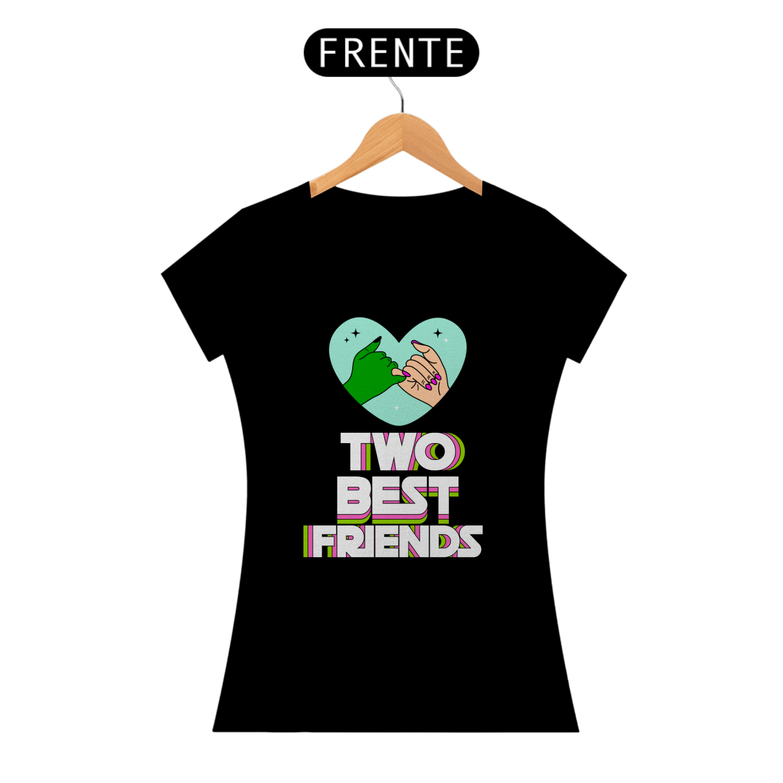 Camiseta Feminina - Two Best Friends