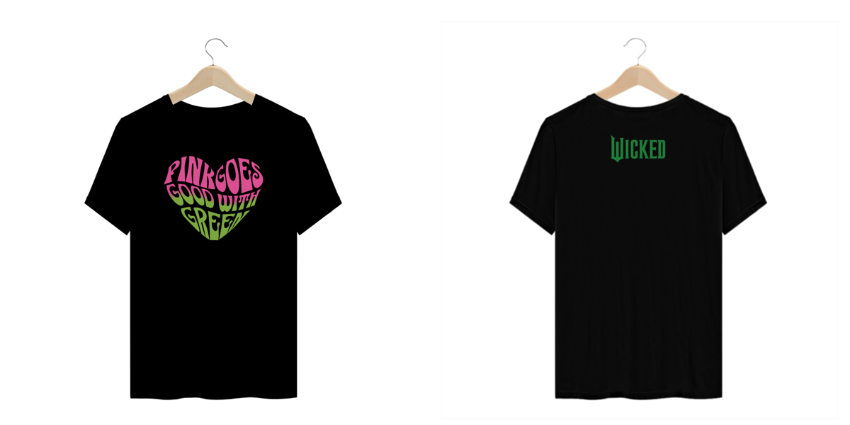 Nome do produto: Camiseta Plus Size - Pink Goes Good With Green