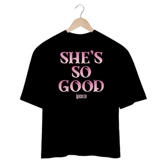 Nome do produtoCamiseta Oversized - She's So Good