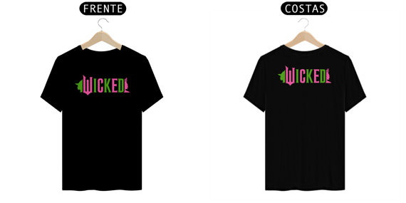Camiseta - Wicked Movie (Pink And Green)