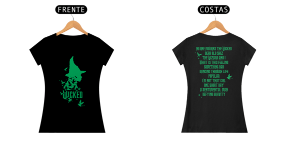 Camiseta Feminina - Wicked /Act I Songs 