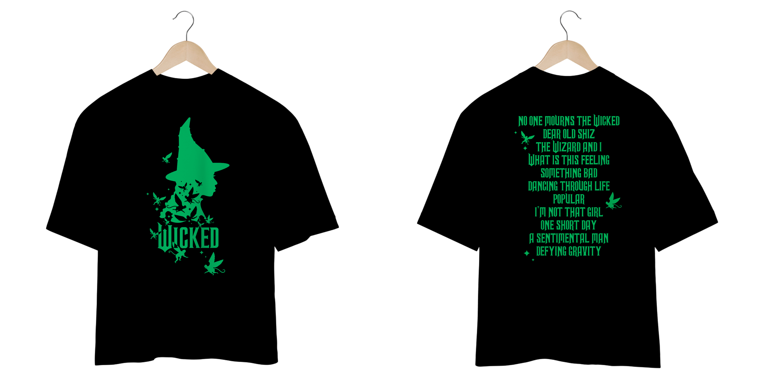 Camiseta Oversized - Wicked /Act I Songs 