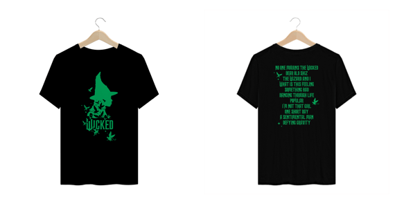 Camiseta Plus Sized - Wicked /Act I Songs
