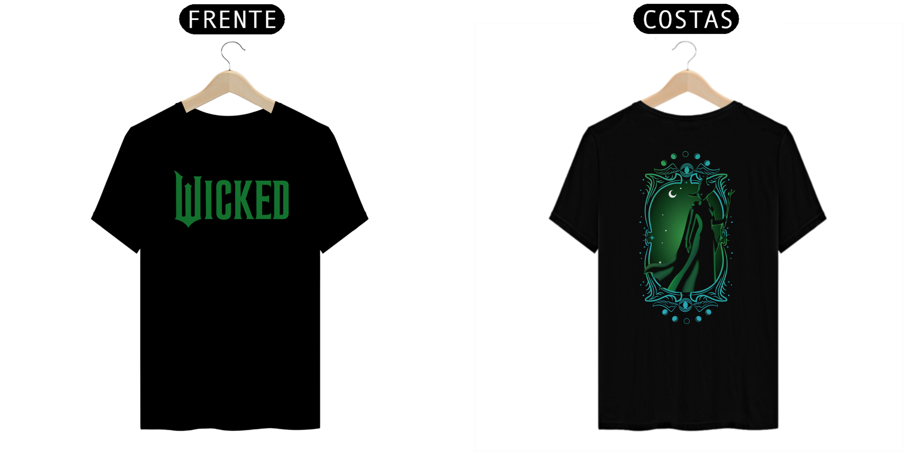 Camiseta - Wicked Witch (Frente e Costas)