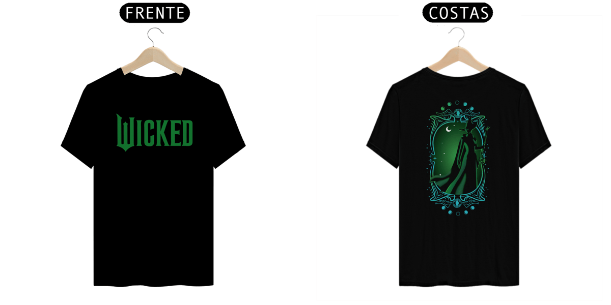 Nome do produto: Camiseta - Wicked Witch (Frente e Costas)