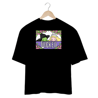 Nome do produtoCamisa Oversized - Elphaba & Glinda Peaking