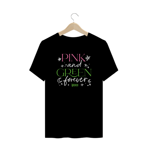 Camiseta Plus Size - Pink And Green Forever