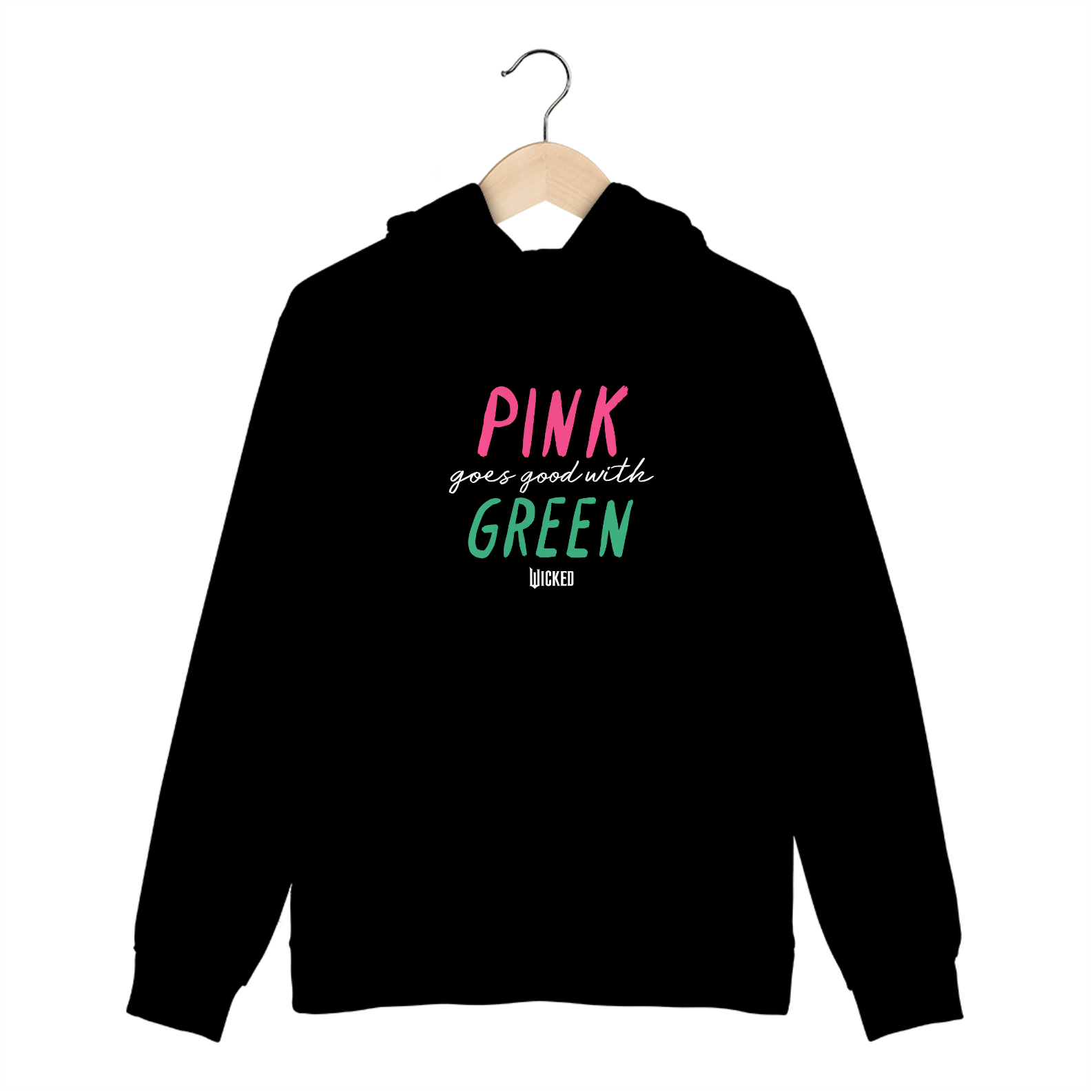Moletom Canguru - Pink Goes Good With Green
