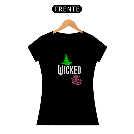 Camiseta Feminina (Algodão Peruano) - Wicked Crown & Hat