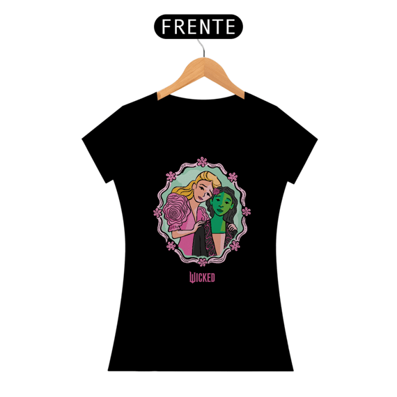 Camiseta Feminina - Green Goes Well With Pink 
