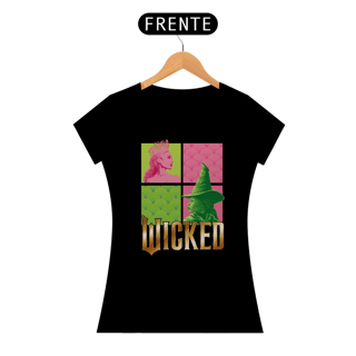 Nome do produtoCamiseta Feminina - Wicked (Elphaba and Glinda)