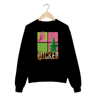 Moletom Fechado - Wicked (Elphaba and Glinda)