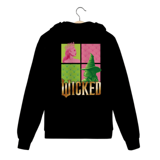 Moletom com Zíper - Wicked (Elphaba and Glinda)