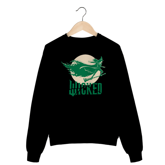 Moletom Fechado - Elphaba Flying - Wicked: For Good