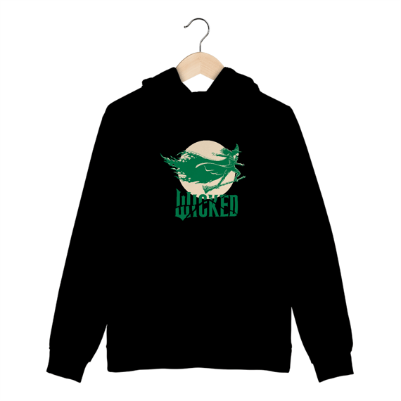 Moletom Canguru - Elphaba Flying - Wicked: For Good