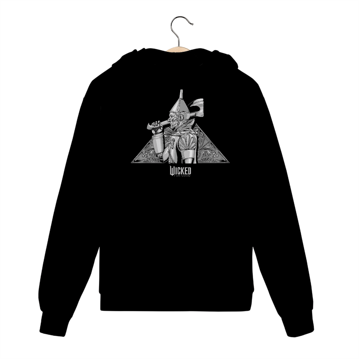 Nome do produto: Moletom com Zíper - Wicked For Good Tin Man (Costas)