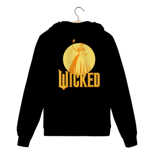 Moletom Com Zíper - Wicked Yellow Bricks (Costas)