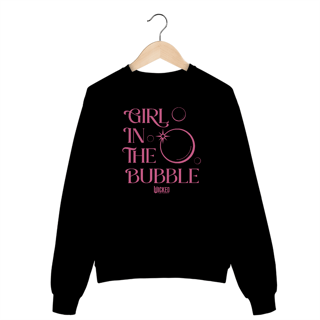Nome do produtoMoletom Fechado - Girl In The Bubble