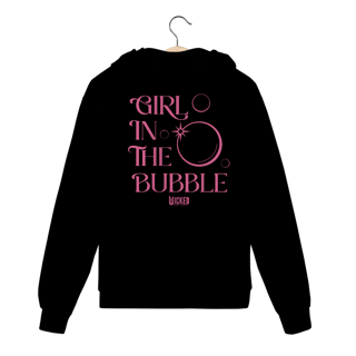 Nome do produtoMoletom com Zíper - Girl In The Bubble (Costas)